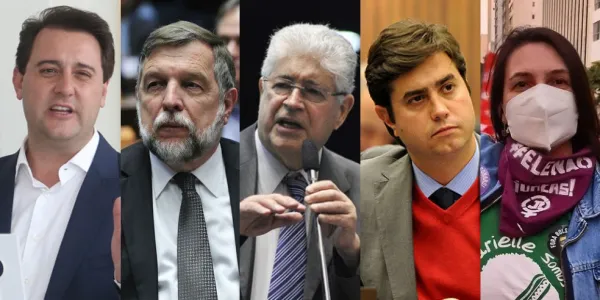 A pesquisa feita pelo IRG, de Curitiba, mostra as intenções de voto no Paraná