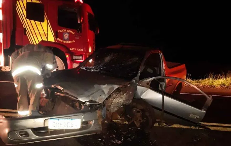 Carro da saúde de Ariranha do Ivaí se envolve em acidente