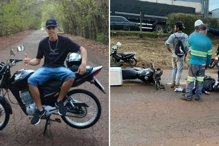 Jovem de 17 anos morre ao se envolver em acidente na região