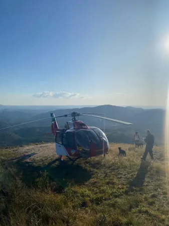 Piloto de paraglider se acidentou no Morro da Cal