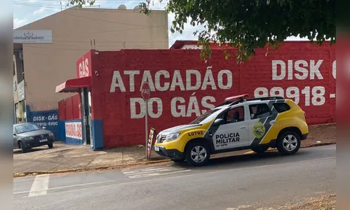 Revenda de gás é alvo de assalto no Jardim Ponta Grossa