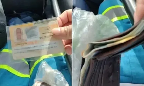 Gari encontra carteira com R$ 940 no lixo e procura dono; entenda