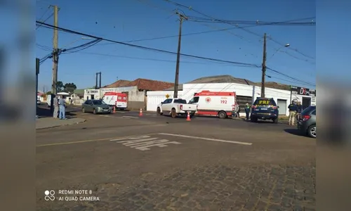 Idosa de 84 anos é atropelada na faixa de pedestres em Arapongas