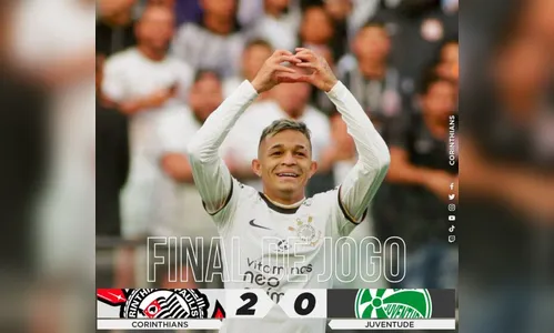 Corinthians bate Juventude e pula para liderança do Brasileirão