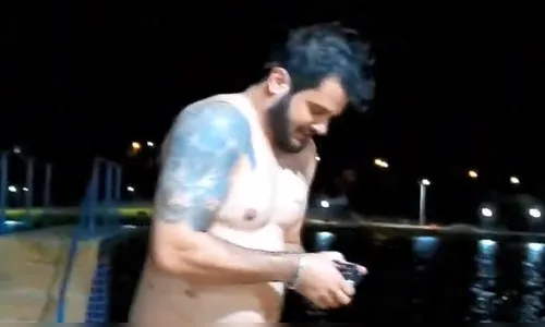 Influencer de Apucarana pula em lago 'congelado' de Faxinal