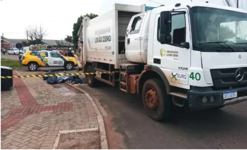 Coletor de lixo é morto a tiros enquanto trabalhava no PR