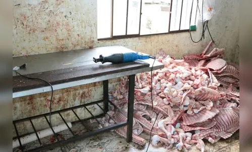 Guardas flagram abatedouro clandestino no Paraná