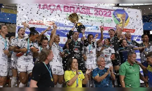Time de Cascavel é campeão da Taça Brasil de Futsal Feminino