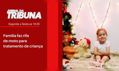 Família faz rifa de moto para tratamento de criança