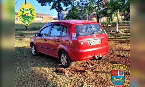 Carro roubado na noite de sábado em Ivaiporã é recuperado