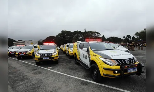 PR investe R$ 55,3 milhões em viaturas e equipamentos para segurança