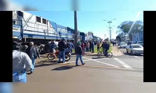 Pedestre de Arapongas é atingido por trem em passagem de nível