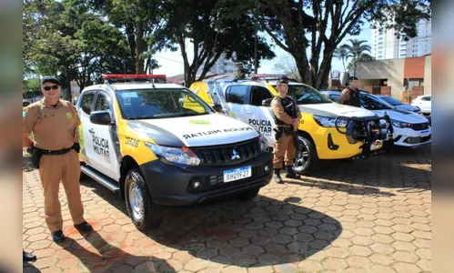 Arapongas recebe duas novas viaturas para a Polícia Militar; assista