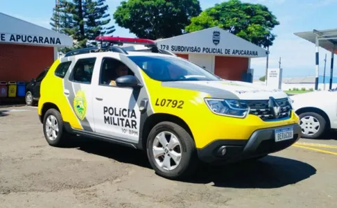 O proprietário acionou a Polícia Militar e ficou aguardando a chegada do socorro