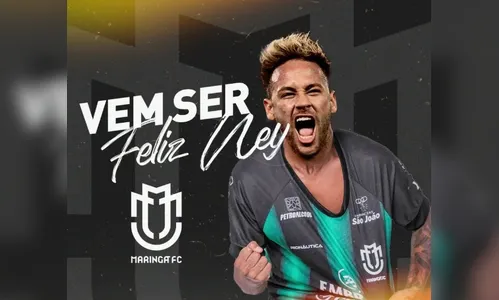 Em post no Instagram, Maringá FC faz proposta inusitada para Neymar