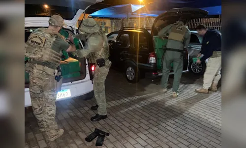 Cinco são presos com 666 quilos de maconha no Paraná