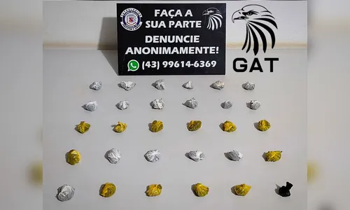 Homem é preso com 29 porções de maconha pela GM Arapongas