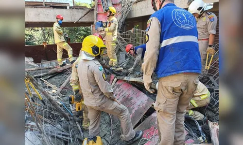Vítima de desabamento em obra da UEM é entubada