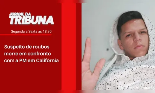 Suspeito de roubos morre em confronto com a PM em Califórnia