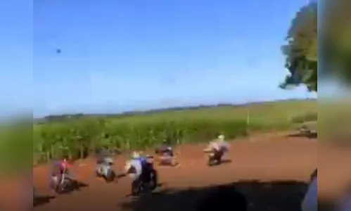 Flagrante de racha seguido de acidente chama atenção no PR