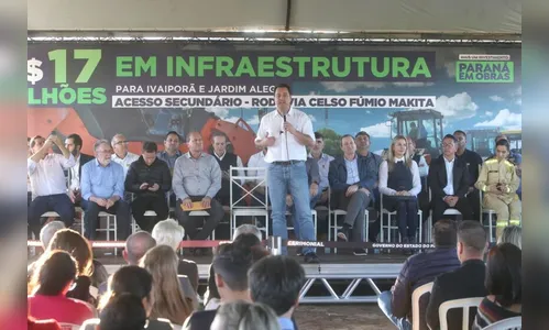 Vale do Ivaí: Governador confirma R$ 17,7 milhões para obra em rodovia