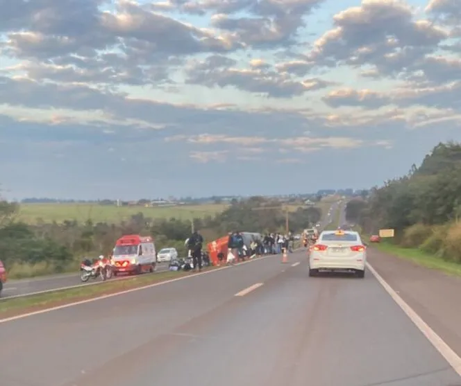 As vítimas foram encaminhadas para Foz do Iguaçu