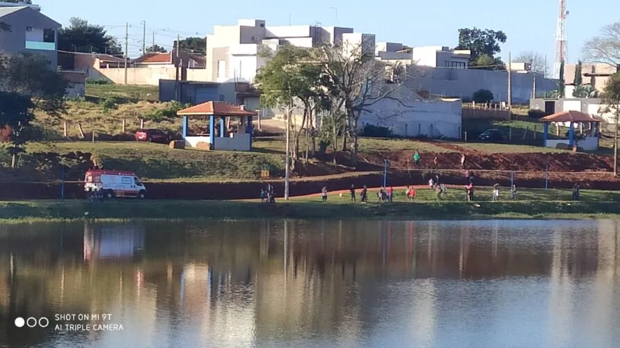 Caso aconteceu no  Lago Saracura em Faxinal