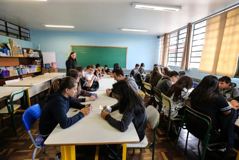 Colégio Estadual Euzébio da Mota no bairro Boqueirão em Curitiba.   Curitiba, 14/05/2019 -  Foto: Geraldo Bubniak/ANPr