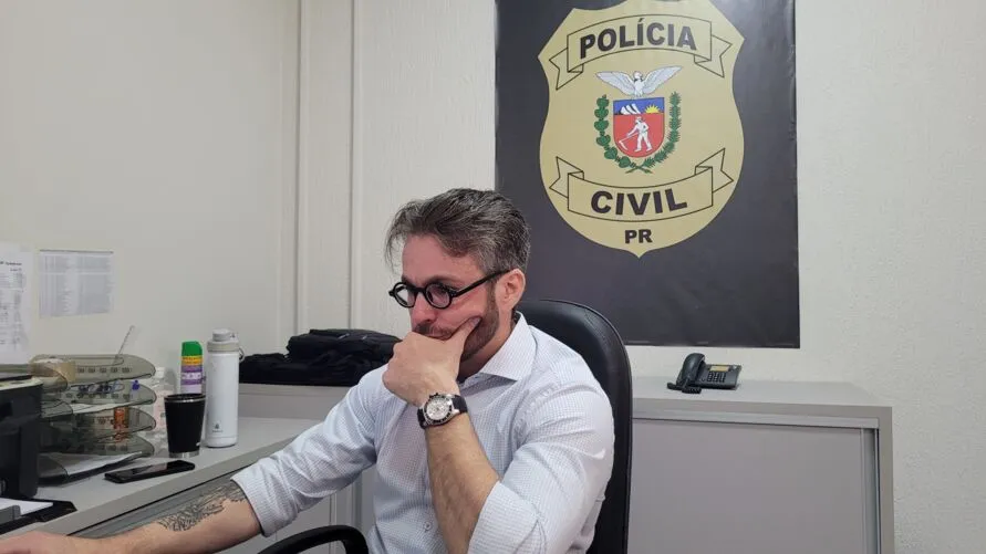 Delegado-adjunto da 17ª Subdivisão Policial (SDP) de Apucarana, Felipe Ribeiro Rodrigues