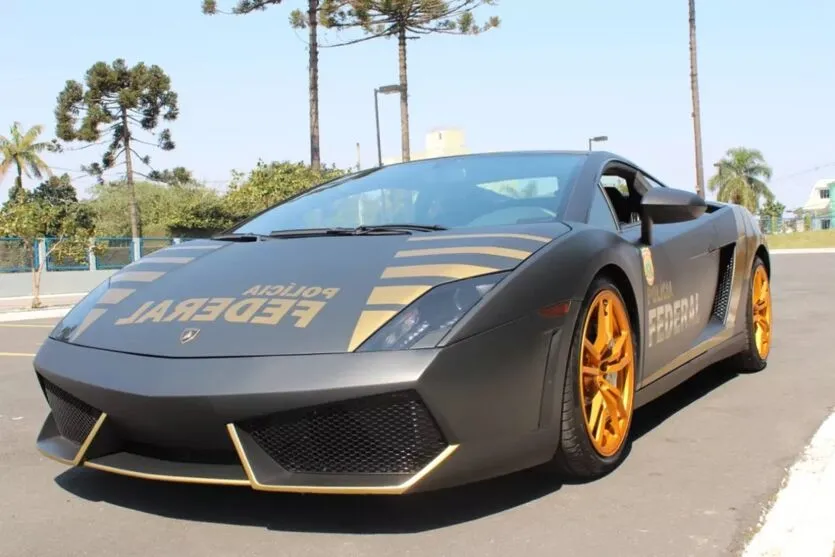 Lamborghini Gallardo LP 560-4 apreendida em 2021 com o chamado "Rei do Bitcoin"