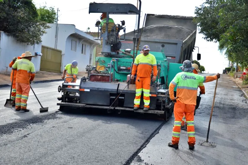 Recape foi iniciado na Rua Leônidas Buy