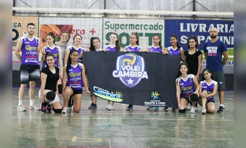 Vôlei feminino de Cambira jogará fase final dos JEP's em Pato Branco