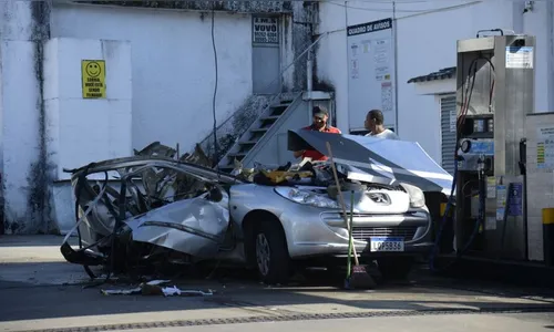 Motorista de carro que explodiu em posto no Rio morre no hospital