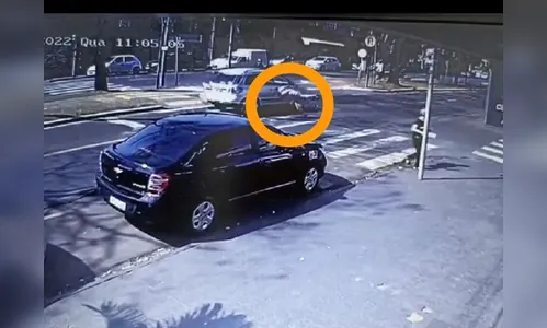 Câmera flagra atropelamento de idosa em avenida de Maringá; veja