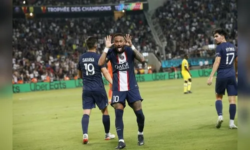 Neymar brilha, PSG atropela o Nantes e conquista a Supercopa da França
