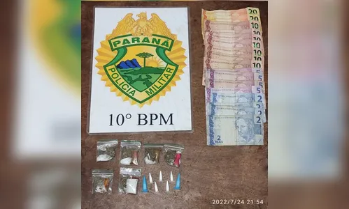 PM apreende drogas no Marcos Freire; um homem foi preso