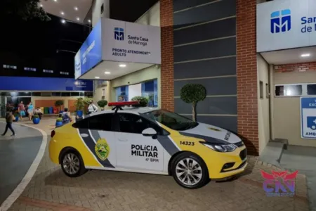 As vítimas foram levadas para o Hospital Santa Casa