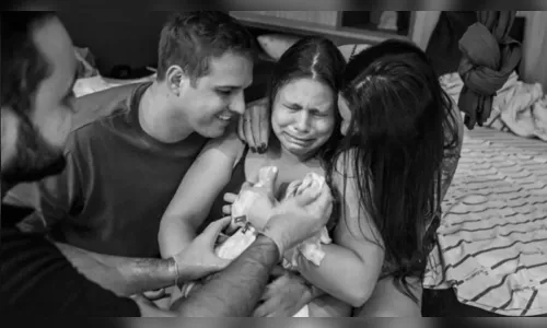 Bebê de trisal nasce em Cambé e terá sobrenome dos três pais