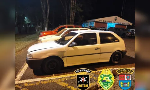 Jovem é preso com carro adulterado em Apucarana