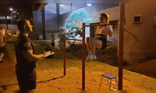 Candidatos ‘suam camisa’ durante preparação para teste da GCM; veja