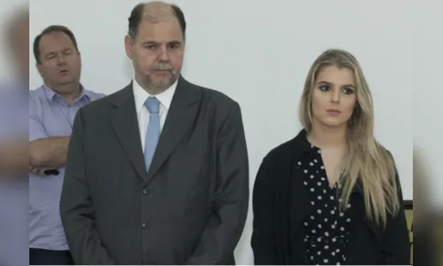 Dobradinha com o pai: Luísa e Alex Canziani
