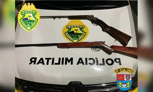 Após desentendimento familiar homem é preso por posse de armas de fogo