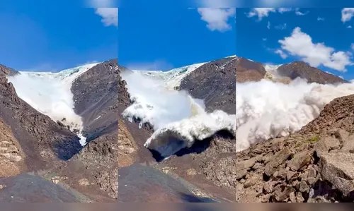 Vídeo mostra momento em que avalanche atinge grupo de turistas; veja