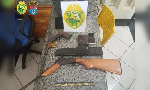 Polícia Militar Ambiental apreende armas em São João do Ivaí