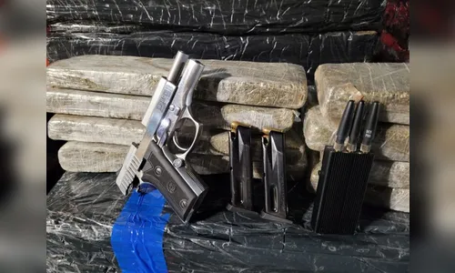 PRF apreende quase 4 toneladas de maconha em caminhão tanque; veja