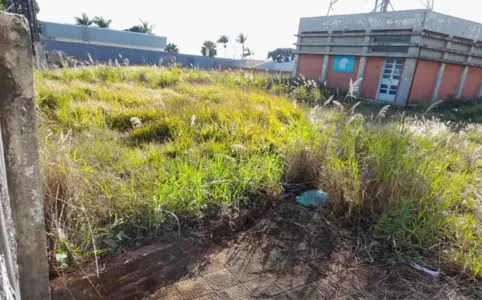 No terreno a empresa  mantém uma torre e uma central telefônica