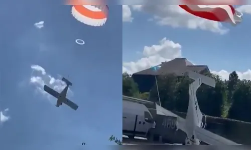 Piloto faz pouso de emergência em rua residencial na Bélgica; assista