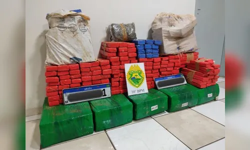 Polícia flagra veículo com mais de 300 Kg de maconha no Vale do Ivaí