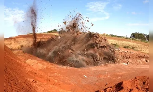 Nova detonação de rochas será realizada em Jandaia do Sul; entenda