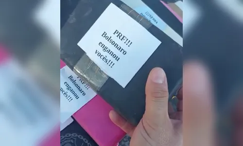 Vídeo: recado em apreensão de drogas da PRF chama atenção; entenda